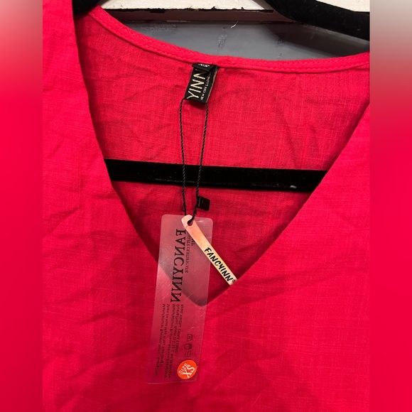 New Red ruffle flutter Dress XS - valentines - Picture 2 of 3